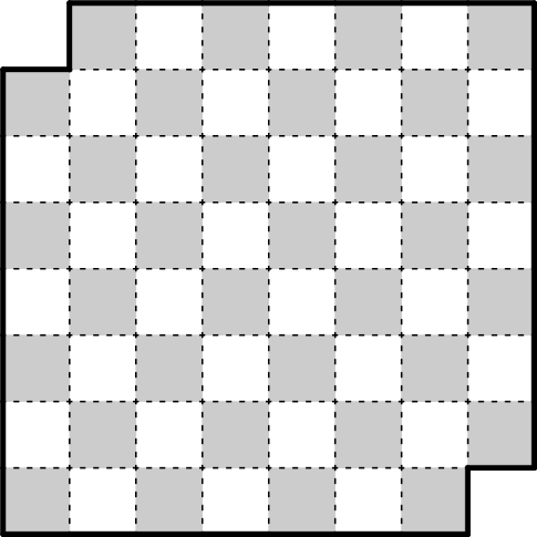 Can you divide it into dominoes?