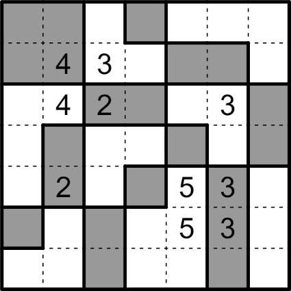 Example Choco Banana puzzle and its solution
